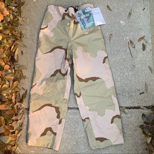 Camo reversible Gore-Tex pants